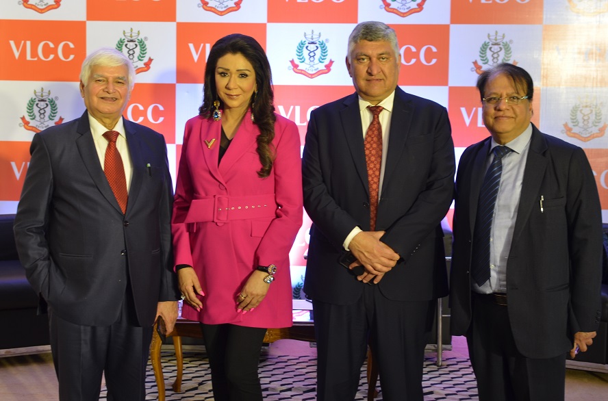 L-R: Dr. Ramesh Kumar Datta, Finance Secretary, IMA; Vandana Luthra, Founder & Co-Chairperson, VLCC; Jayant Khosla, Managing Director & Group Head, VLCC; Dr. SK Poddar, Assistant Secretary, IMA