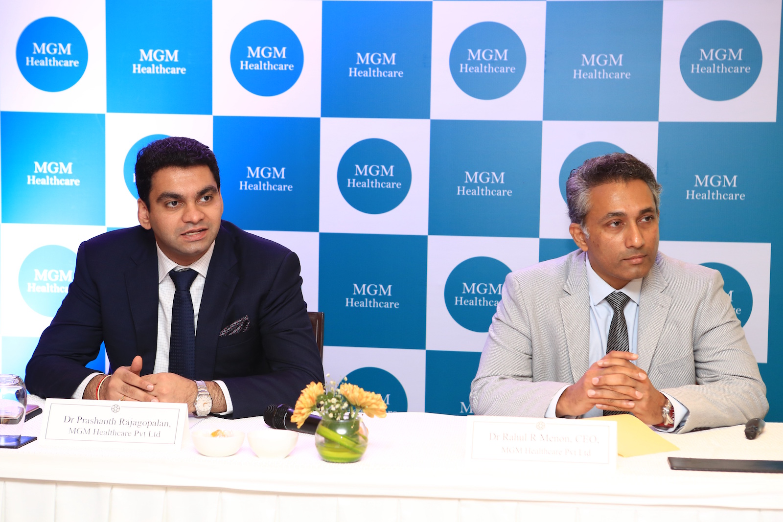 L-R- Dr Prashanth Rajagopalan, Dr Rahul R Menon