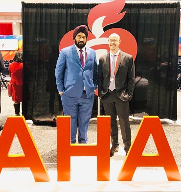 Dr. Sebastian Kufner with Translumina MD Gurmit Singh