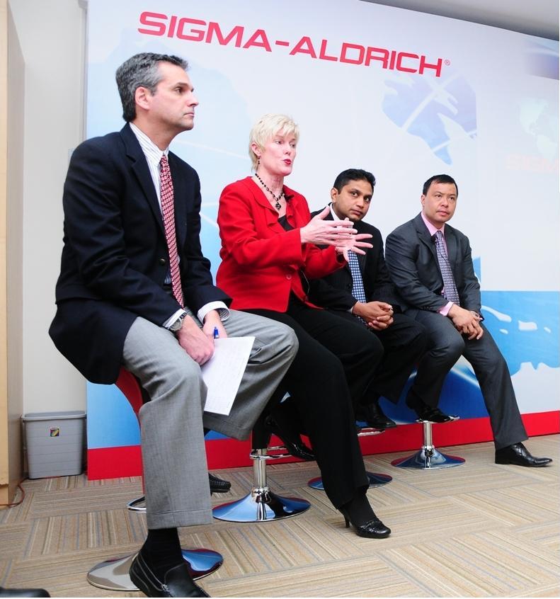 Michael Kanan, V.P. & Corporate Controller, Karen Miller, Sr. V.P. Corporate Development & Corporate Communications,  Silji Abraham, Chief Information Officer and Jason Apter, V.P. & M.D, Asia Pacific