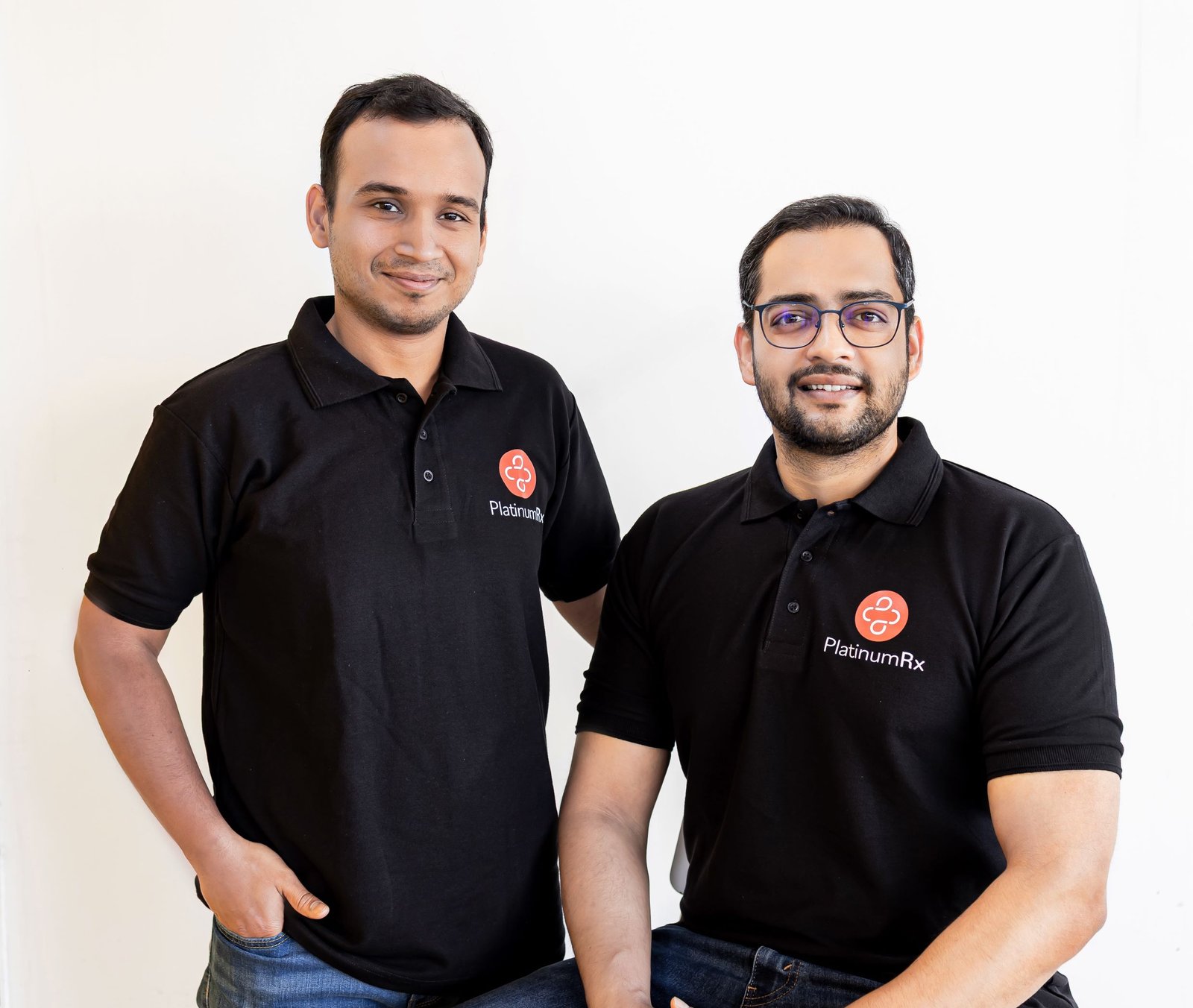 Image caption- PlatinumRx Founders (L-R) Piyush Kumar and Ashutosh Pandey